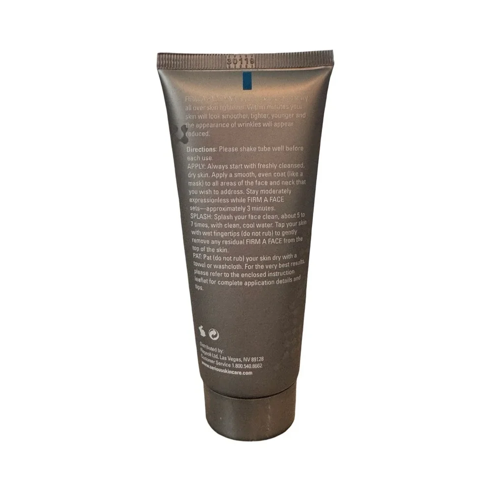 Serious Skincare Firm A Face XR Skin Tightener 3.2 fl oz Nanoencapsulated New